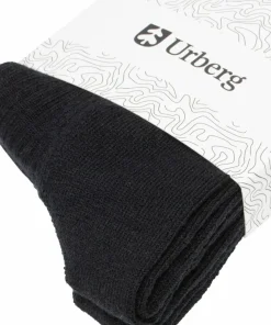 Urberg Unisex Merino Wool Ribb Sock 2p Black Beauty