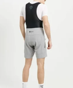 USWE Men's Hybrid MTB Bib Shorts Sharkskin