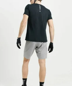 USWE Men's Hybrid MTB Bib Shorts Sharkskin