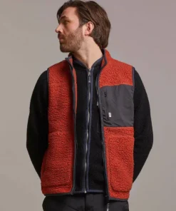 Varg Men's Vargön Wool Vest Retro Orange