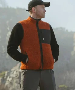 Varg Men's Vargön Wool Vest Retro Orange