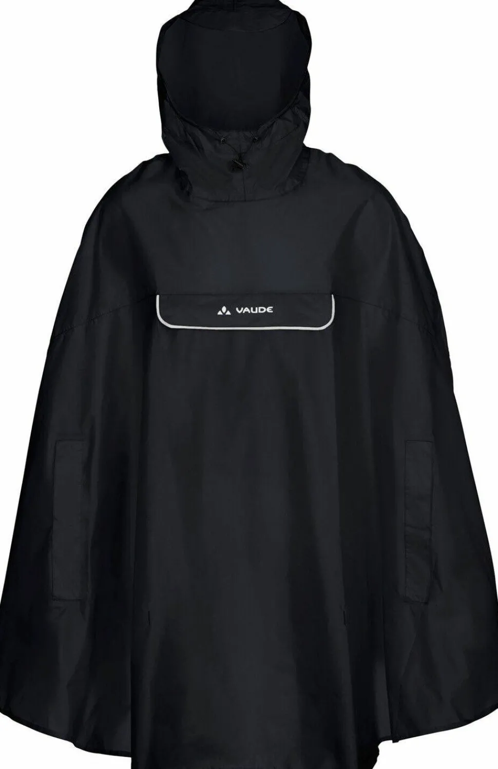 VAUDE Unisex Valdipino Rain Poncho Black
