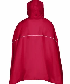 VAUDE Unisex Valdipino Rain Poncho Indian Red