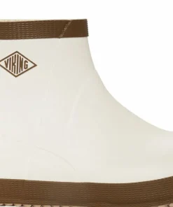 Viking Footwear Seilas Heritage Low Rubber Boot Cream/brown