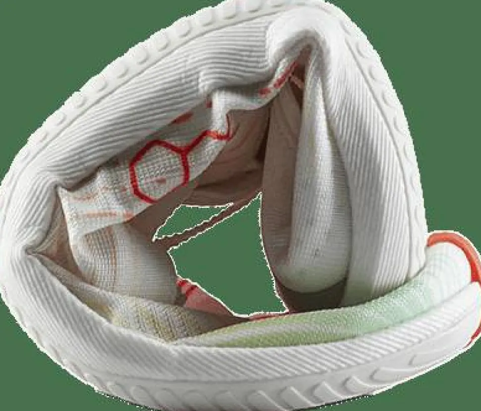 Vivobarefoot Men's Primus Flow Bright White/Neon Orange