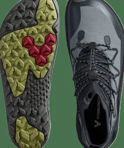 Vivobarefoot Men's Primus Trail Flow Mid Dark Shadow