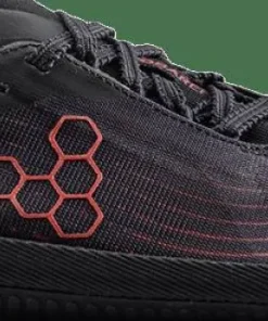Vivobarefoot Men's Primus Flow Obsidian/Cherry Tomato