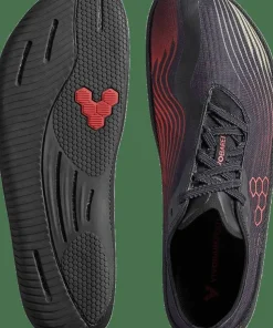Vivobarefoot Men's Primus Flow Obsidian/Cherry Tomato