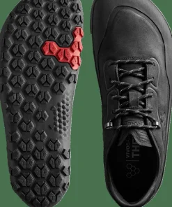 Vivobarefoot Men's Tracker Leather AT Low Obsidian