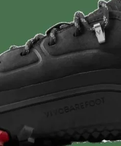 Vivobarefoot Men's Tracker Leather AT Low Obsidian