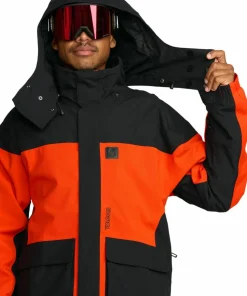 Volcom Men's Kleveland Jacket Orange Shock