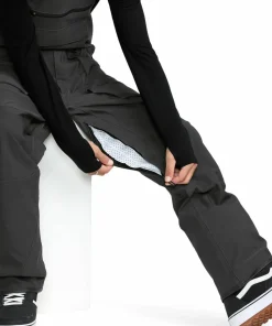 Volcom Men's Roan Bib Overall Dark Grey