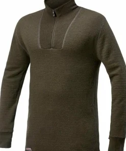 Woolpower Zip Turtleneck 400 Dark Navy