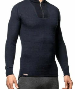 Woolpower Zip Turtleneck 200 Black