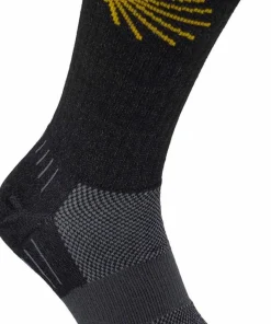 Wrightsock Escape Crew Anti Blister System Black with Camino Logo