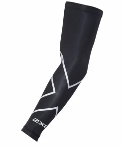 2XU Compression Arm Guard (Single) Black/Silver