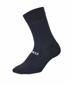 2XU Crew Socks 3 Pack Black/White
