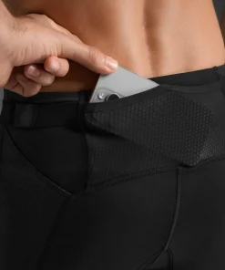 2XU Men's Aero Mesh Compression Tights Black/silver Reflective