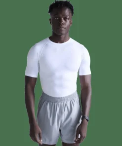2XU Men's Core Compression Short Sleeve White/white