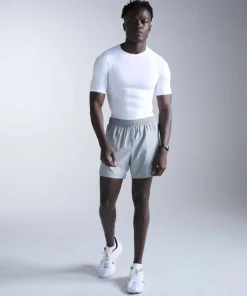 2XU Men's Core Compression Short Sleeve White/white