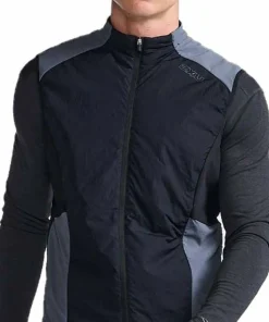 2XU Men's Light Speed Hybrid Vest Black/Turbulence