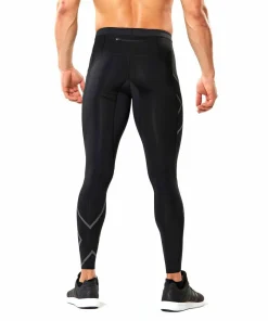 2XU Men's MCS Run Compression Tights Black/Black Reflective