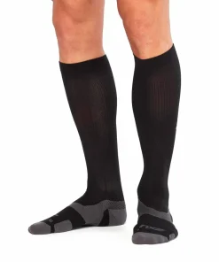 2XU VECTR Light Cushion Full Length Socks Black/Titanium