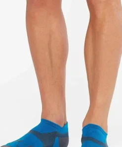 2XU Vectr Light Cushion No Show Sock Vibrant Blue/Grey