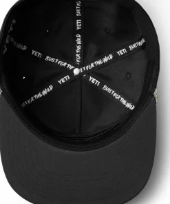Yeti Flat Brim Rope Hat Black
